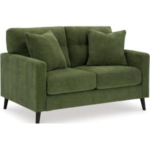 Signature Design by Ashley Bixler Classic Tufted Loveseat with Removable Cushions, Blue(Green)
