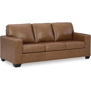Signature Design by Ashley Brebryan Contemporary Sofa for Living Room, Beige(Dark Brown)