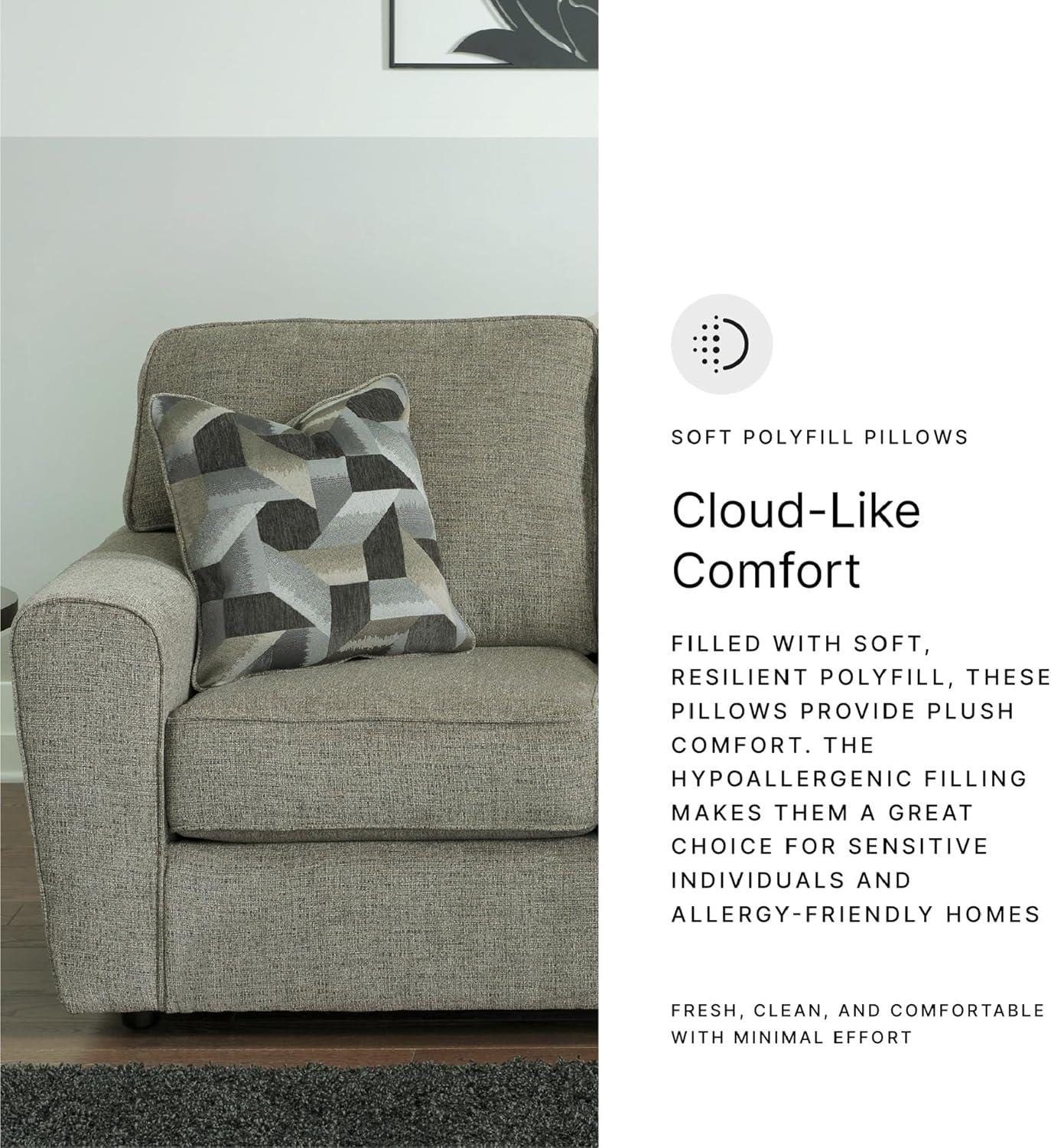 imageSignature Design by Ashley Cascilla Casual Loveseat Light GrayLight Gray