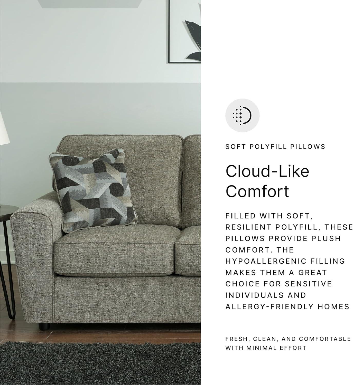 imageSignature Design by Ashley Cascilla Casual Sofa Light GrayLight Gray