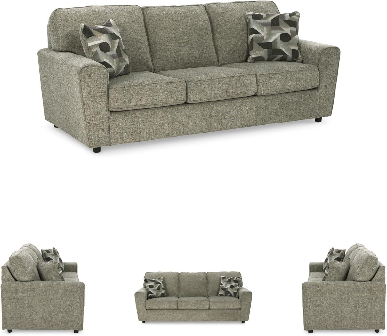 imageSignature Design by Ashley Cascilla Casual Sofa Light GrayLight Gray