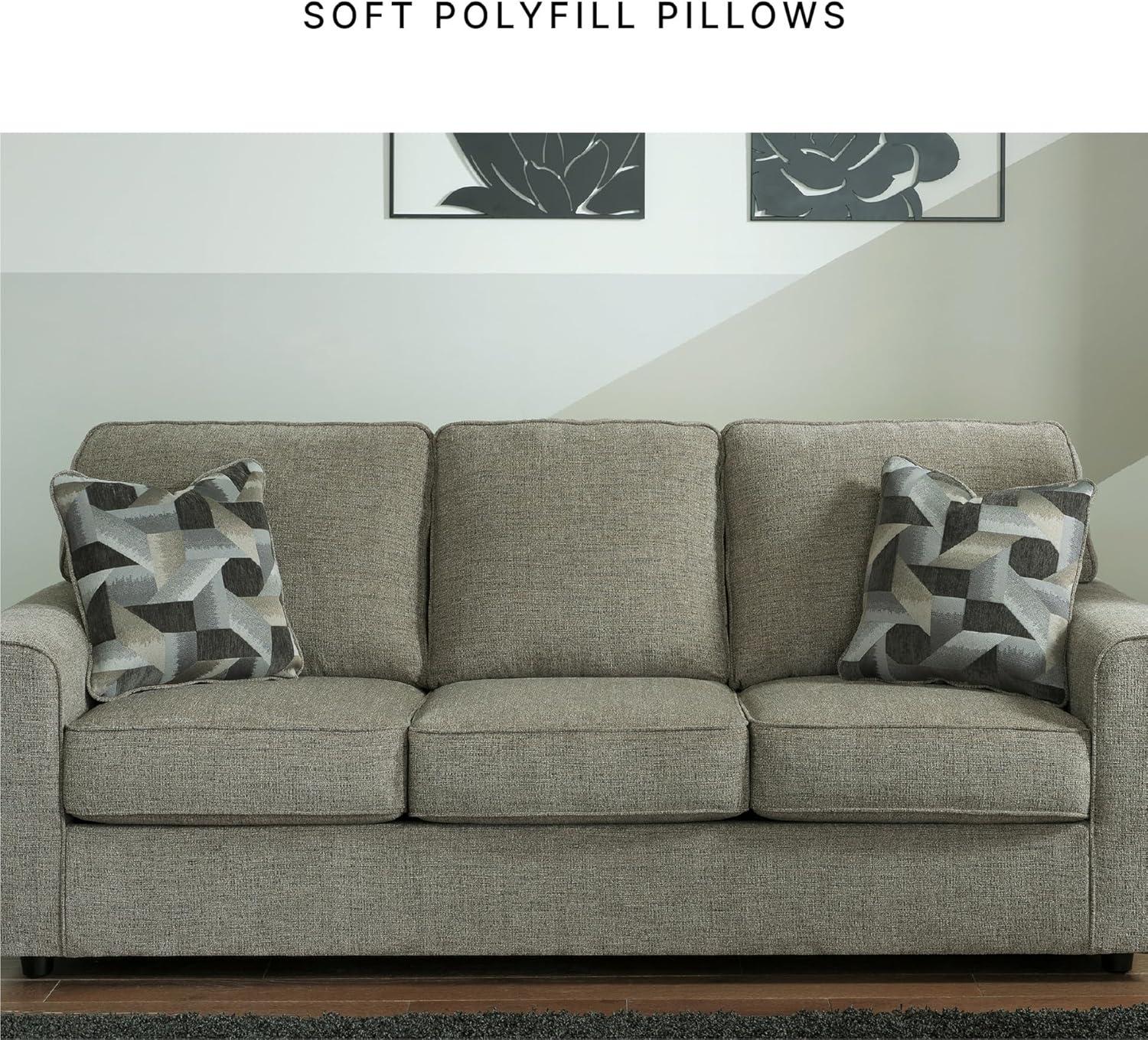 imageSignature Design by Ashley Cascilla Casual Sofa Light GrayLight Gray