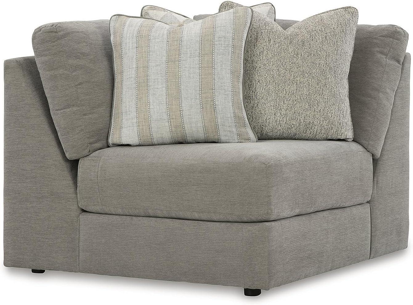 imageSignature Design by Ashley Casual Avaliyah LShape LeftArm Facing 6Piece Sectional with Reversible Cushion and Armrest GrayGrey