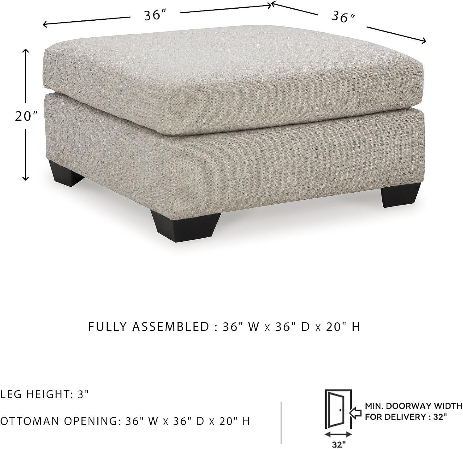 imageSignature Design by Ashley Casual Avaliyah LShape LeftArm Facing 6Piece Sectional with Reversible Cushion and Armrest GrayLight Gray