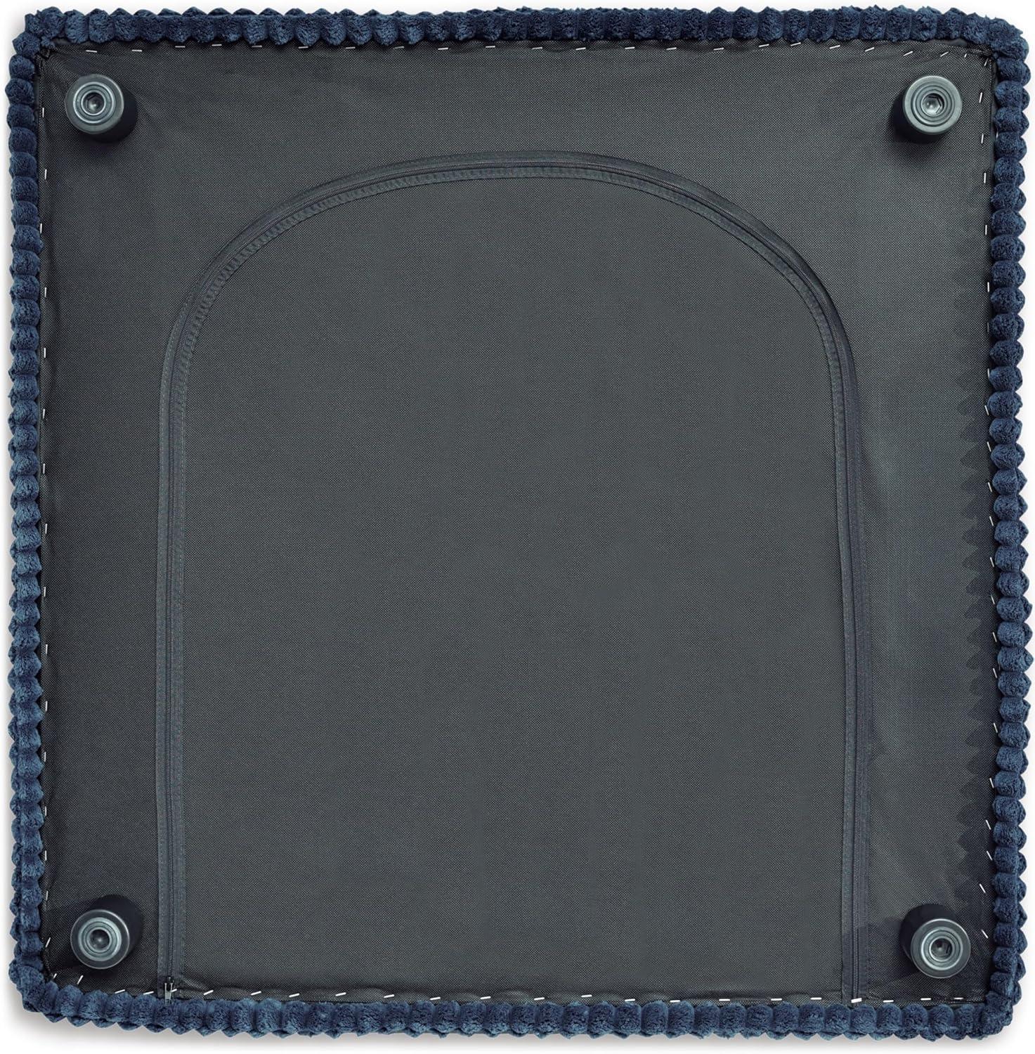 imageSignature Design by Ashley Casual Bales LShape Tufted 5Piece Modular Seating with Non Slip Deck and Non Slip Feet BeigeBlue