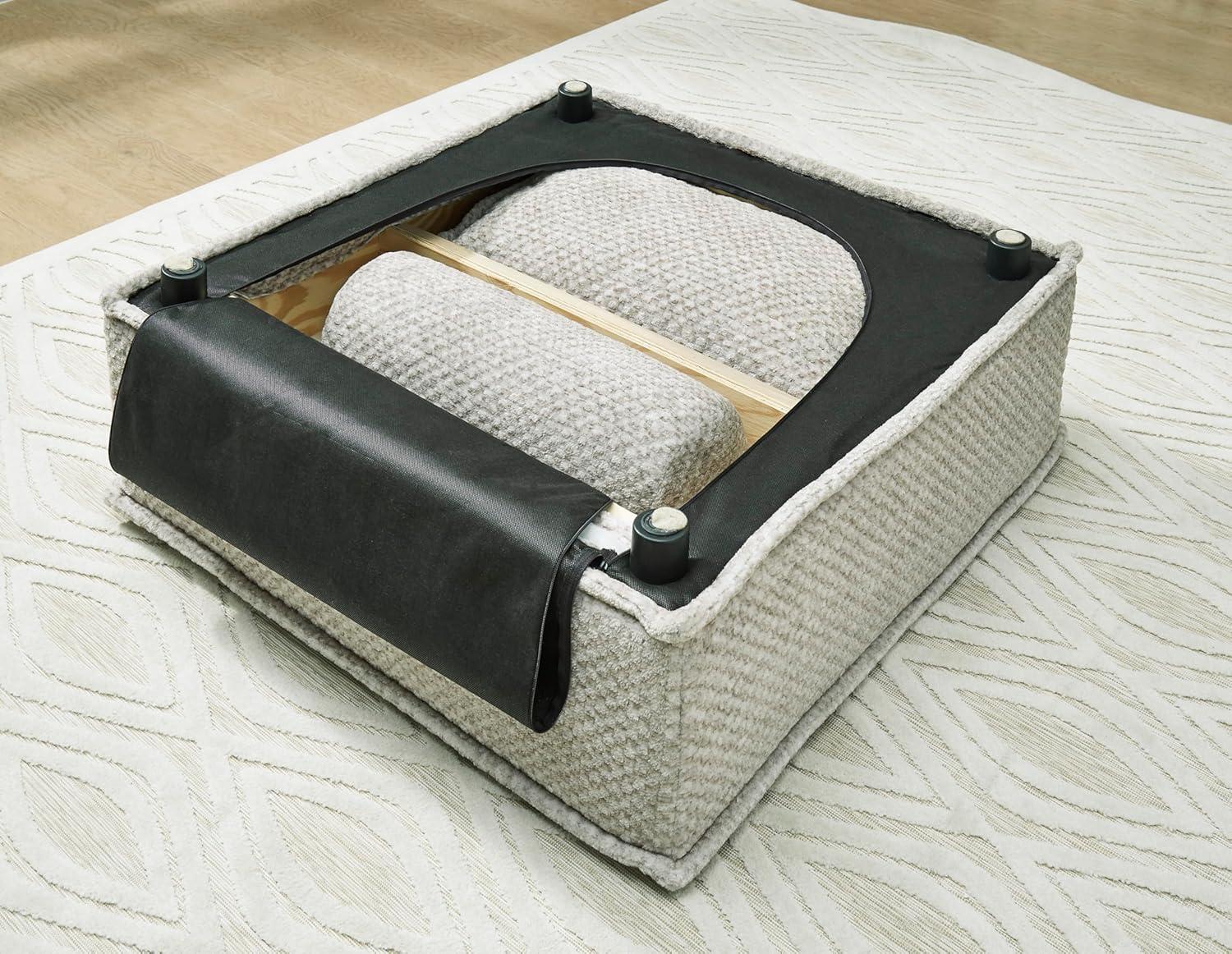 imageSignature Design by Ashley Casual Bales LShape Tufted 5Piece Modular Seating with Non Slip Deck and Non Slip Feet BeigeTaupe