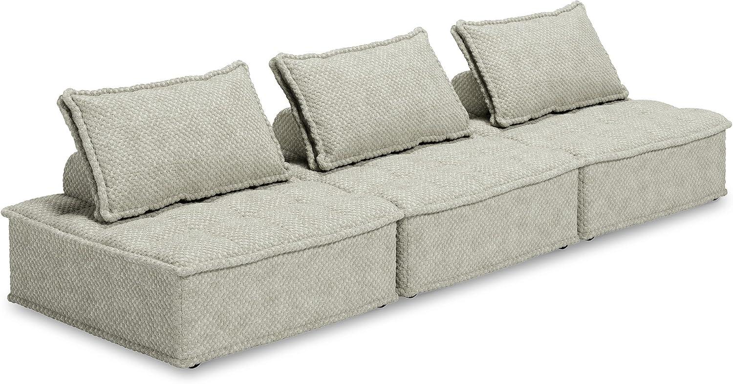 imageSignature Design by Ashley Casual Bales LShape Tufted 5Piece Modular Seating with Non Slip Deck and Non Slip Feet BeigeTaupe