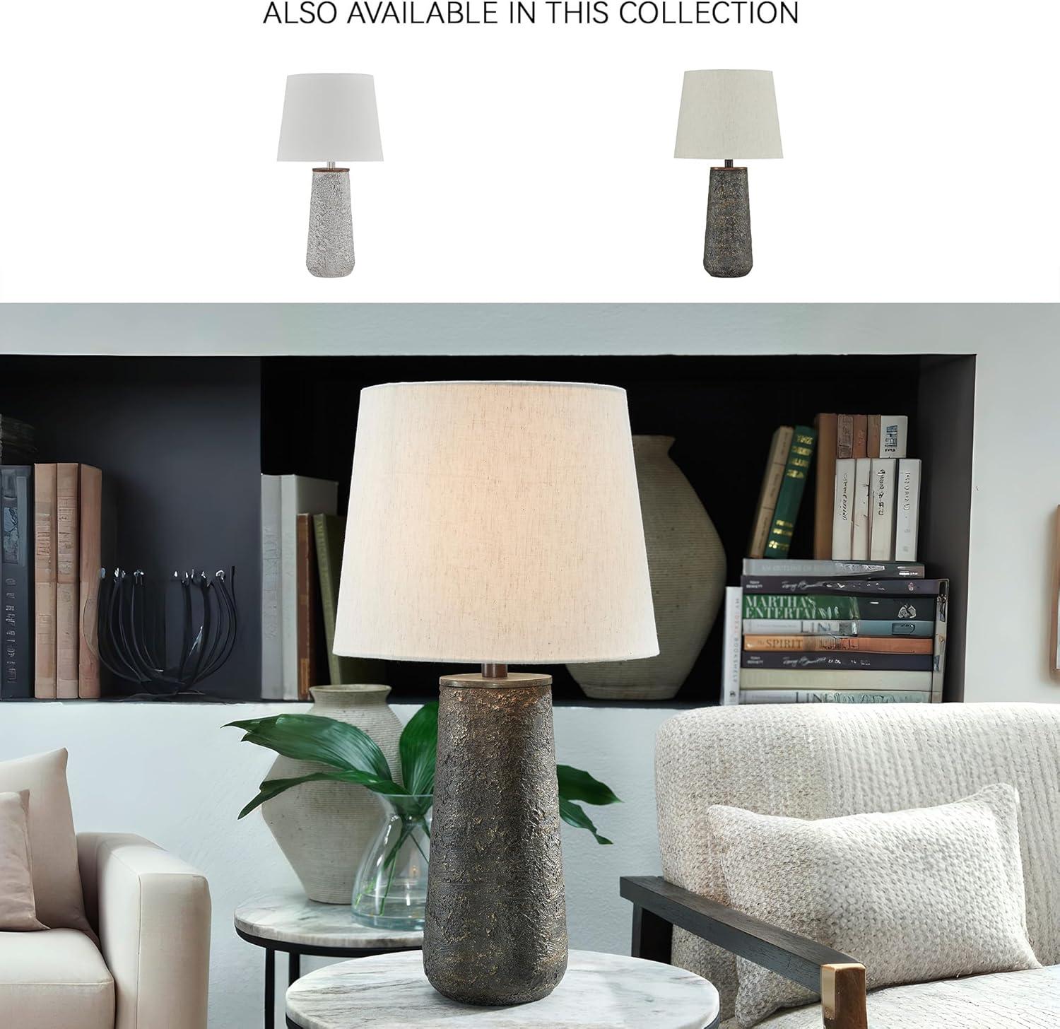 imageSignature Design by Ashley Chaston Casual Modern Table Lamp Set 2 Count Antique Bronze FinishAntique Bronze Finish