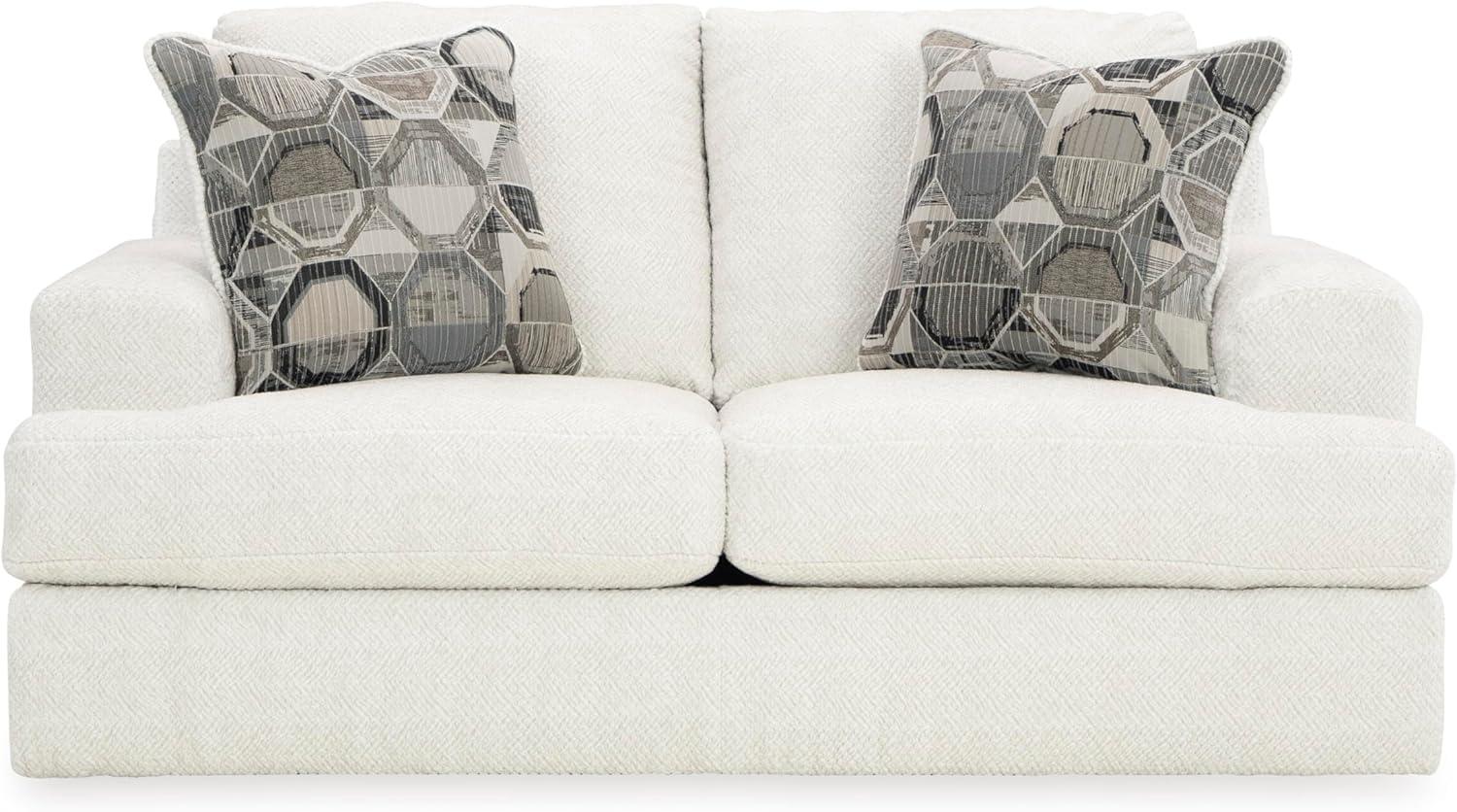 imageSignature Design by Ashley Karinne Coastal Loveseat with Nonskid Legs WhiteWhite