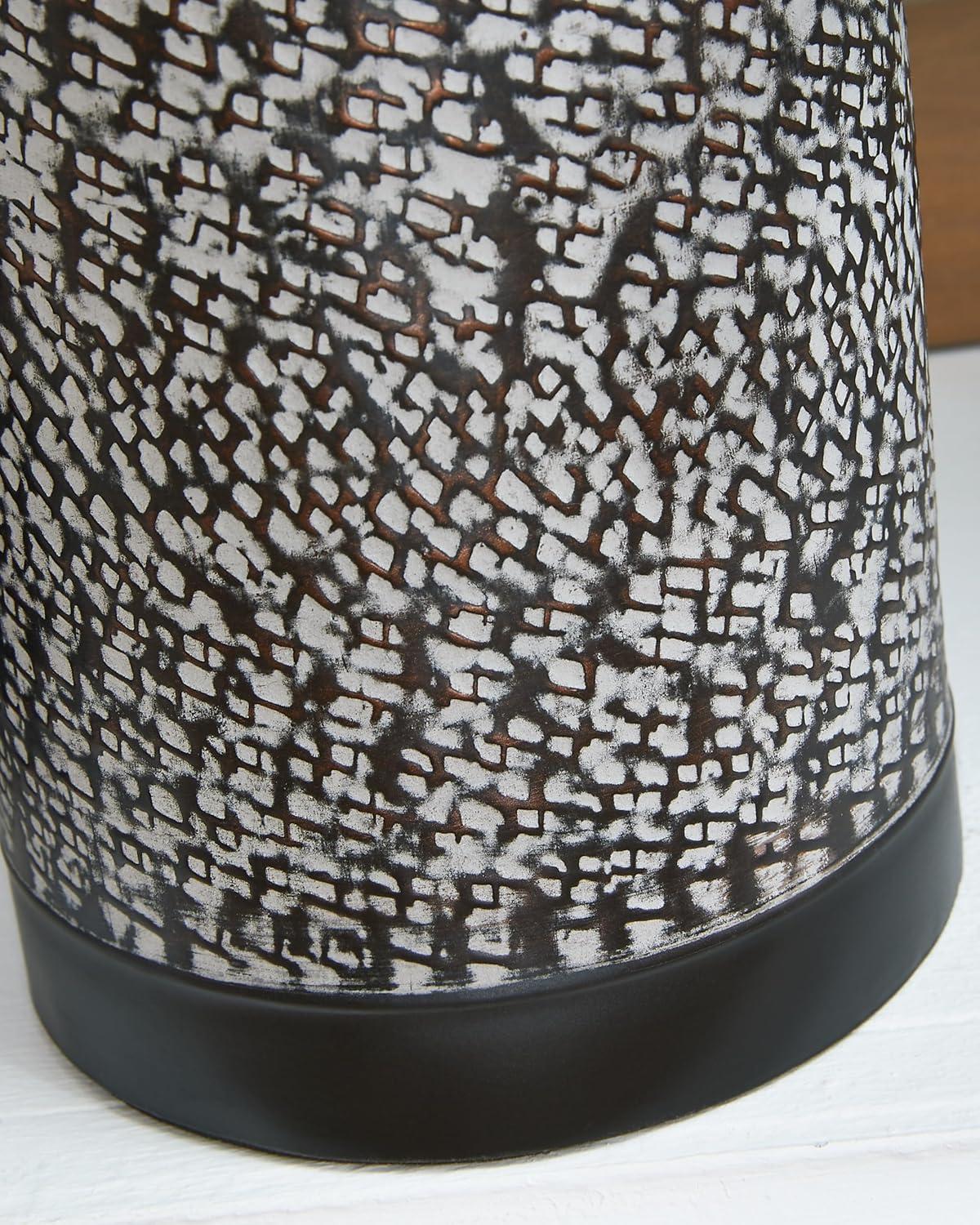 imageSignature Design by Ashley Lanson Casual Table Lamp Set 2 Count Antique Bronze Finish