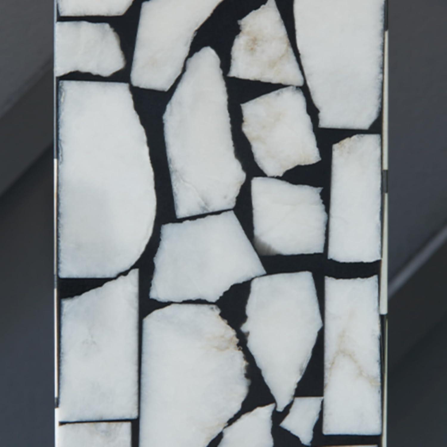 imageSignature Design by Ashley Macaria Modern Table Lamp with 3Way Switch White ampamp Black