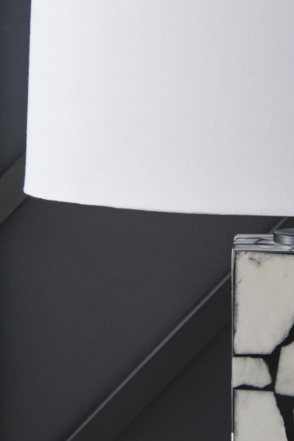 imageSignature Design by Ashley Macaria Modern Table Lamp with 3Way Switch White ampamp Black