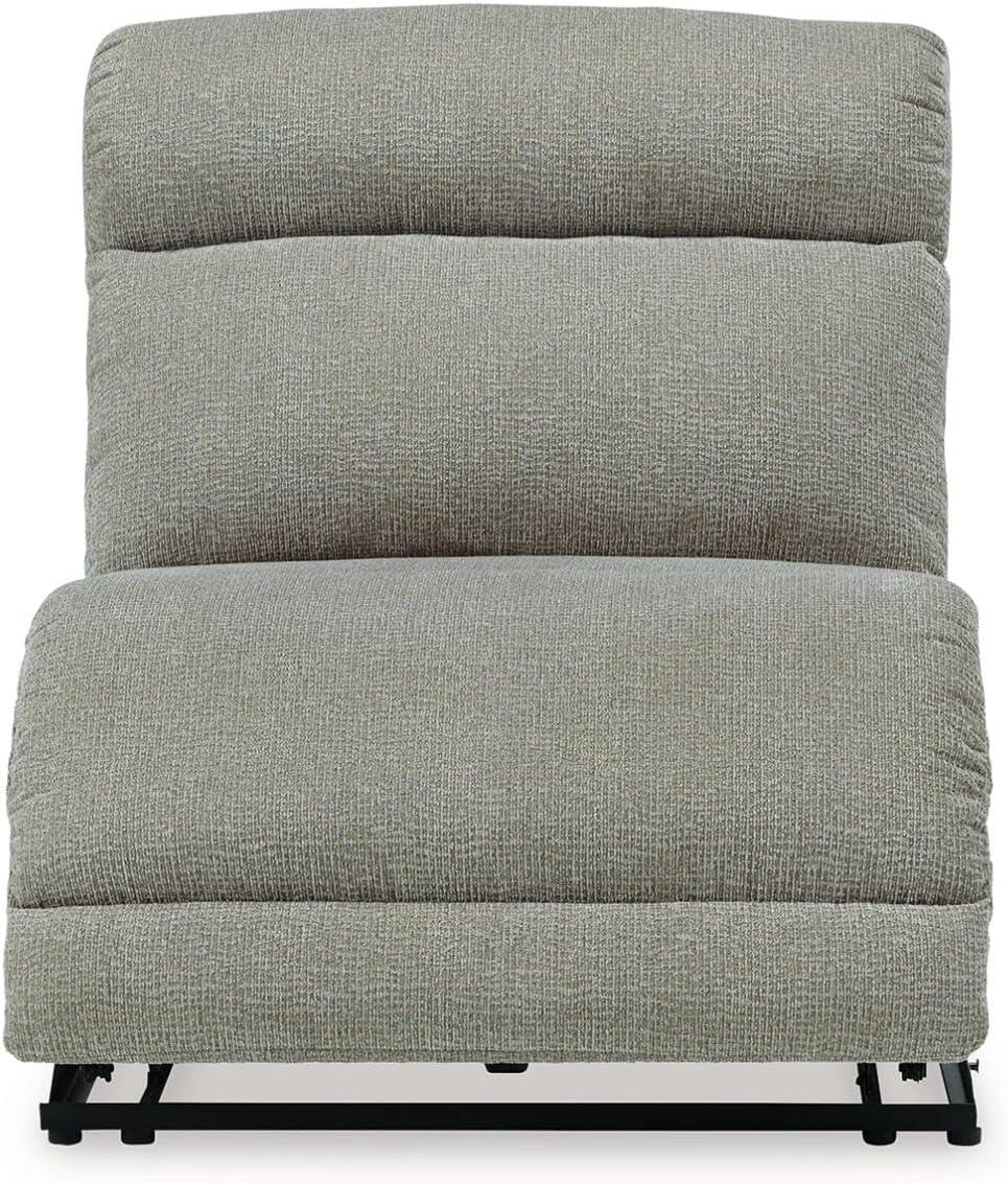 imageSignature Design by Ashley Modern Colleyville UShape LeftArm Facing 5Piece Power Reclining Sectional with USB Charging Ports and Armrest Light GrayRight Arm Facing