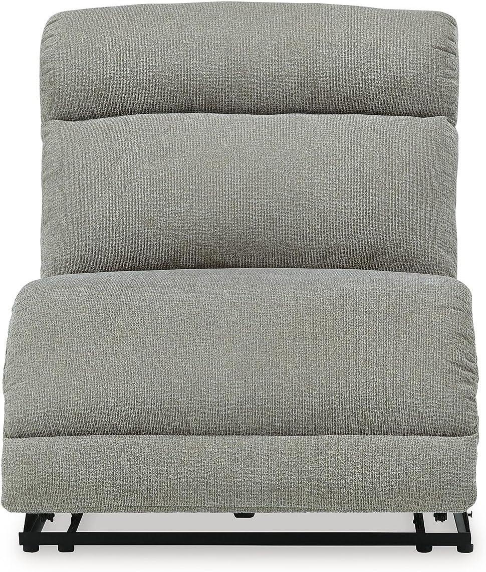 imageSignature Design by Ashley Modern Colleyville UShape LeftArm Facing 5Piece Power Reclining Sectional with USB Charging Ports and Armrest Light GrayRight Arm Facing