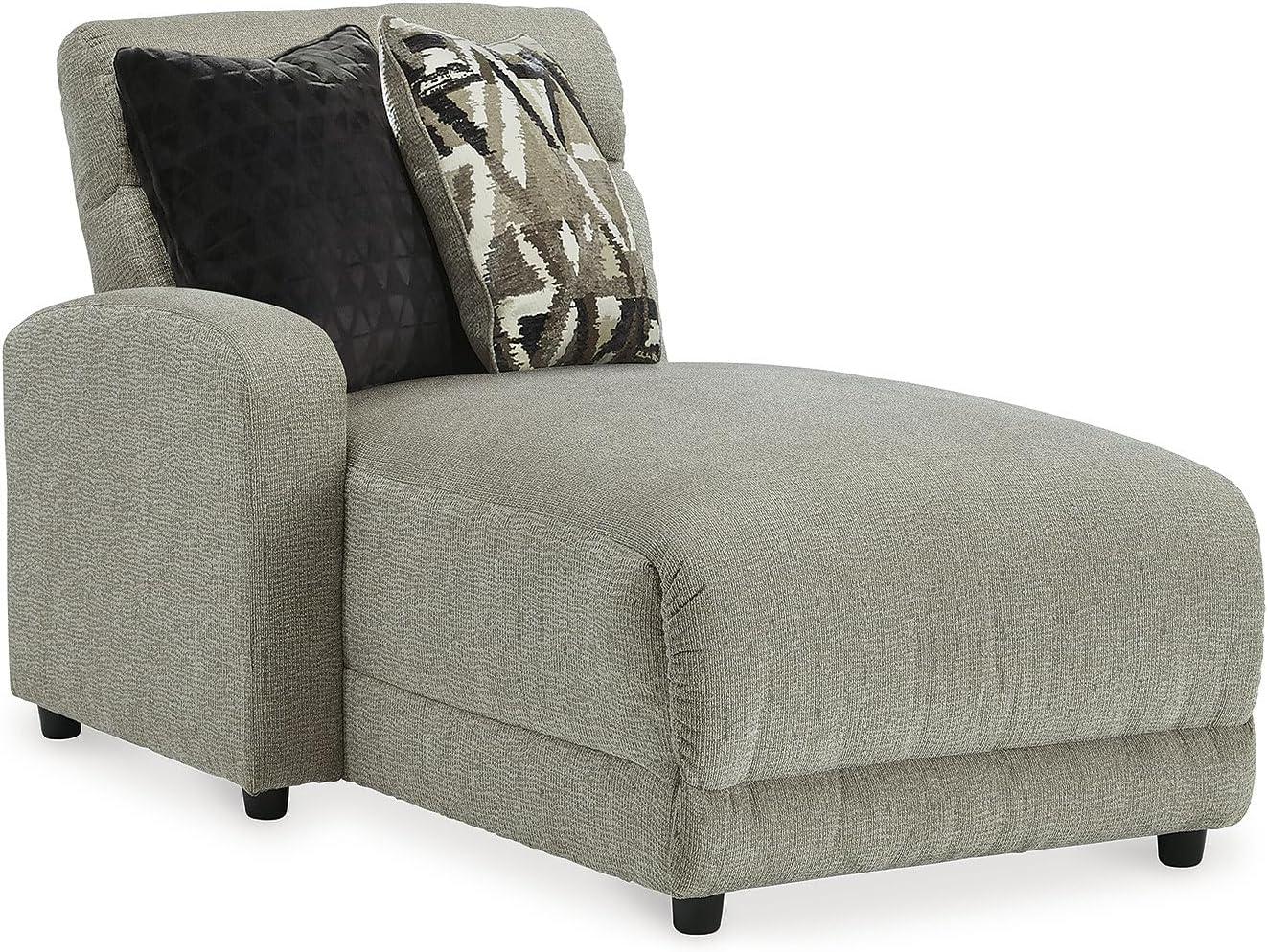 imageSignature Design by Ashley Modern Colleyville UShape LeftArm Facing 5Piece Power Reclining Sectional with USB Charging Ports and Armrest Light GrayRight Arm Facing