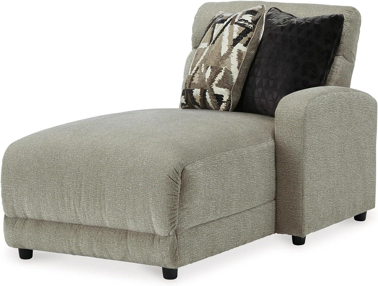 imageSignature Design by Ashley Modern Colleyville UShape LeftArm Facing 5Piece Power Reclining Sectional with USB Charging Ports and Armrest Light GrayRight Arm Facing