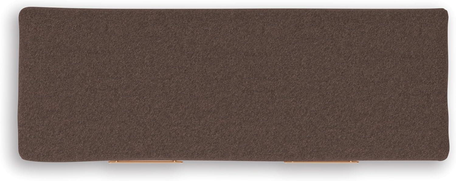 imageSignature Design by Ashley Prandefort Modern 2Drawer Bedroom Storage Bench Light Brown ampamp Dark BrownBedroom Storage Bench