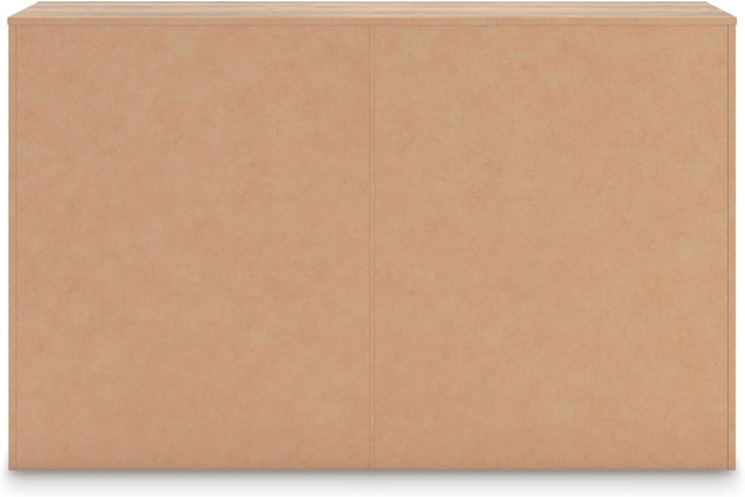 imageSignature Design by Ashley Prandefort Modern 2Drawer Bedroom Storage Bench Light Brown ampamp Dark BrownDresser