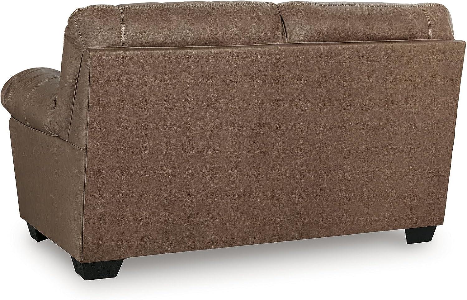 imageSignature Design by Ashley Walker Point Contemporary Loveseat with Removable Cushion Light Brown