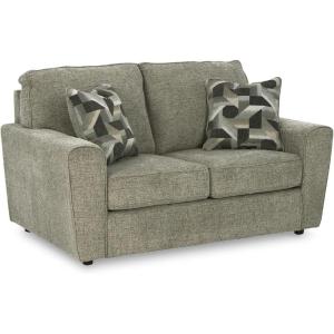 Signature Design by Ashley Cascilla Casual Loveseat, Light Gray(Light Gray)