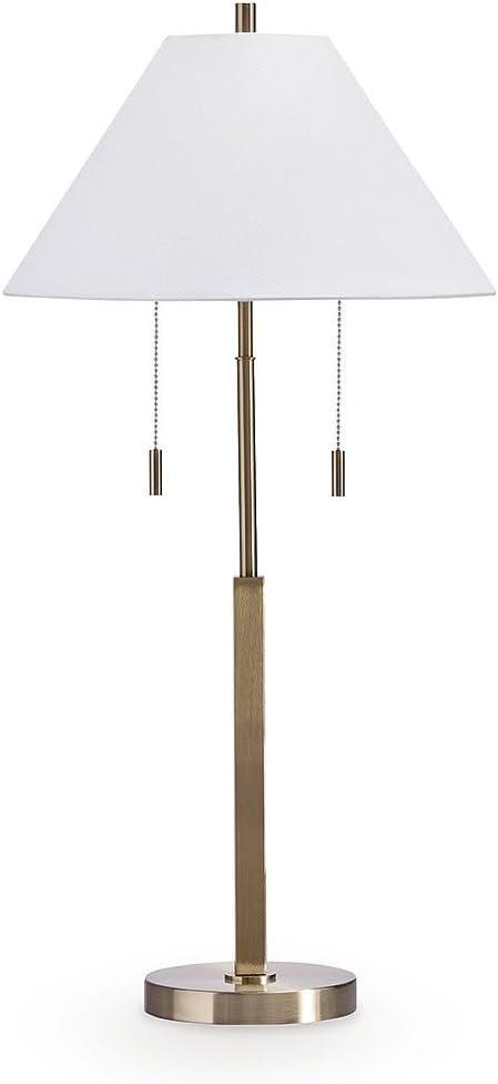 imageSignature Design by Ashley Haigwood Modern Table Lamp with Empire Shade Gold