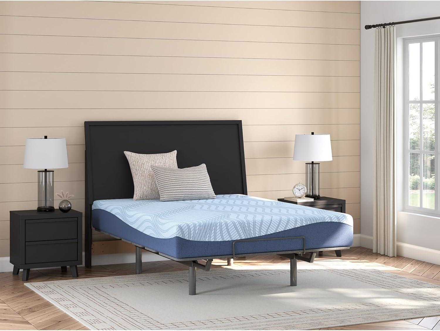 imageSignature Design by Ashley Peak 20 10 Memory Foam 10 Inch Firm Mattress for Pressure Relief Queen