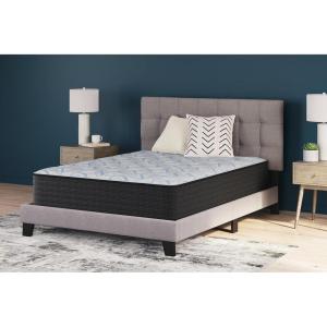 Signature Design by Ashley Elite Springs Firm 14 Inch Memory Foam Hybrid Mattress with Edge Support for Pressure Relief, Twin, Fiberglass Free, Mattress in A Box(Twin Mattress)