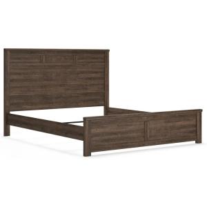 Signature Design by Ashley Juararo Rustic Poster Headboard ONLY, King/California, Weathered Brown(California King)