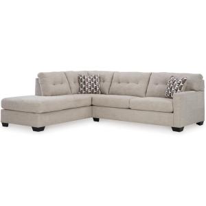Signature Design by Ashley Casual Avaliyah U-Shape Left-Arm Facing 6-Piece Sectional with Chaise and Reversible Cushion, Gray(Light Gray)