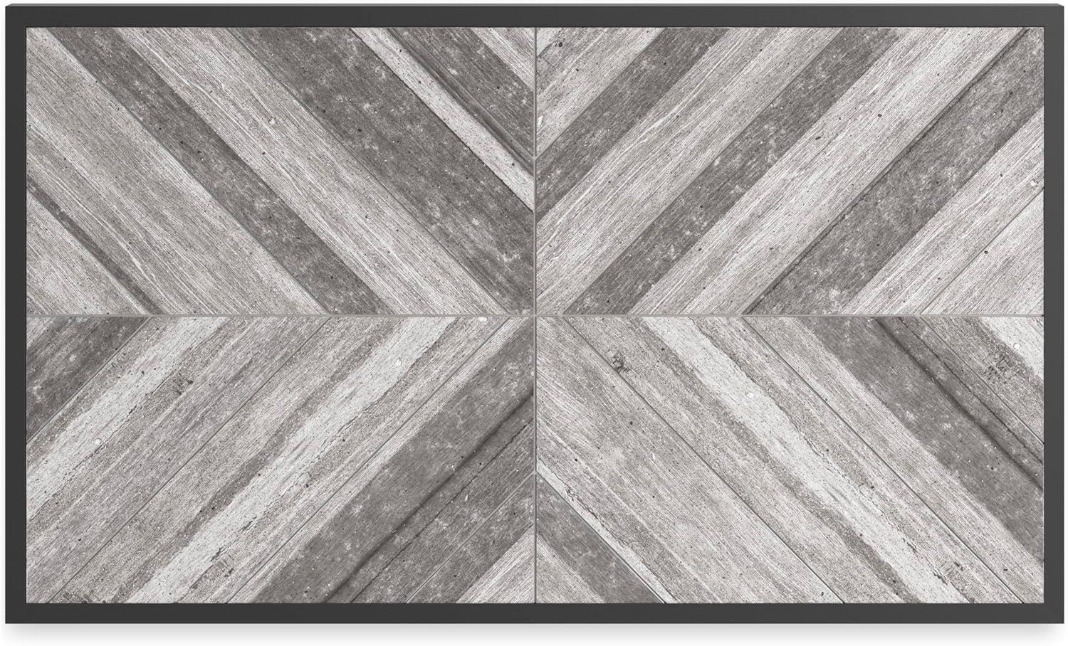 imageSignature Design by Ashley Beachcroft Farmhouse Weather and Rust Resistant Outdoor Coffee Table with Porcelain Tabletop Black amp Light GrayBlack