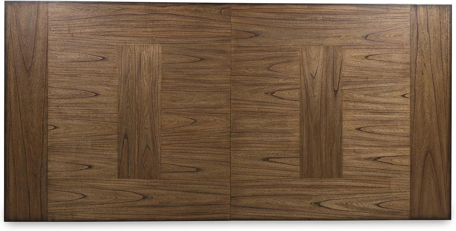 imageSignature Design by Ashley Chadworth Farmhouse Dining Table with Pedestal Base WhiteDining Extension Table