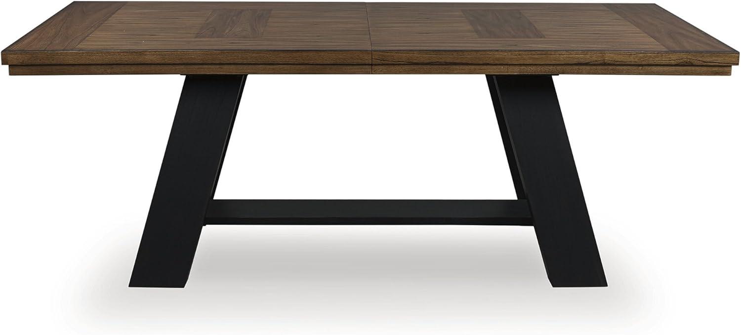 imageSignature Design by Ashley Chadworth Farmhouse Dining Table with Pedestal Base WhiteDining Extension Table