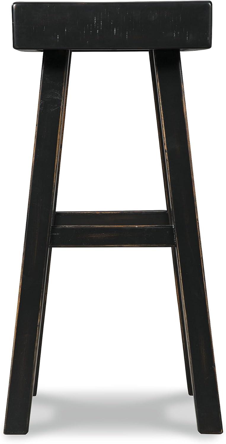 imageSignature Design by Ashley Glosco Modern Farmhouse 25 Counter Height Barstool 2 Count BlackBlack