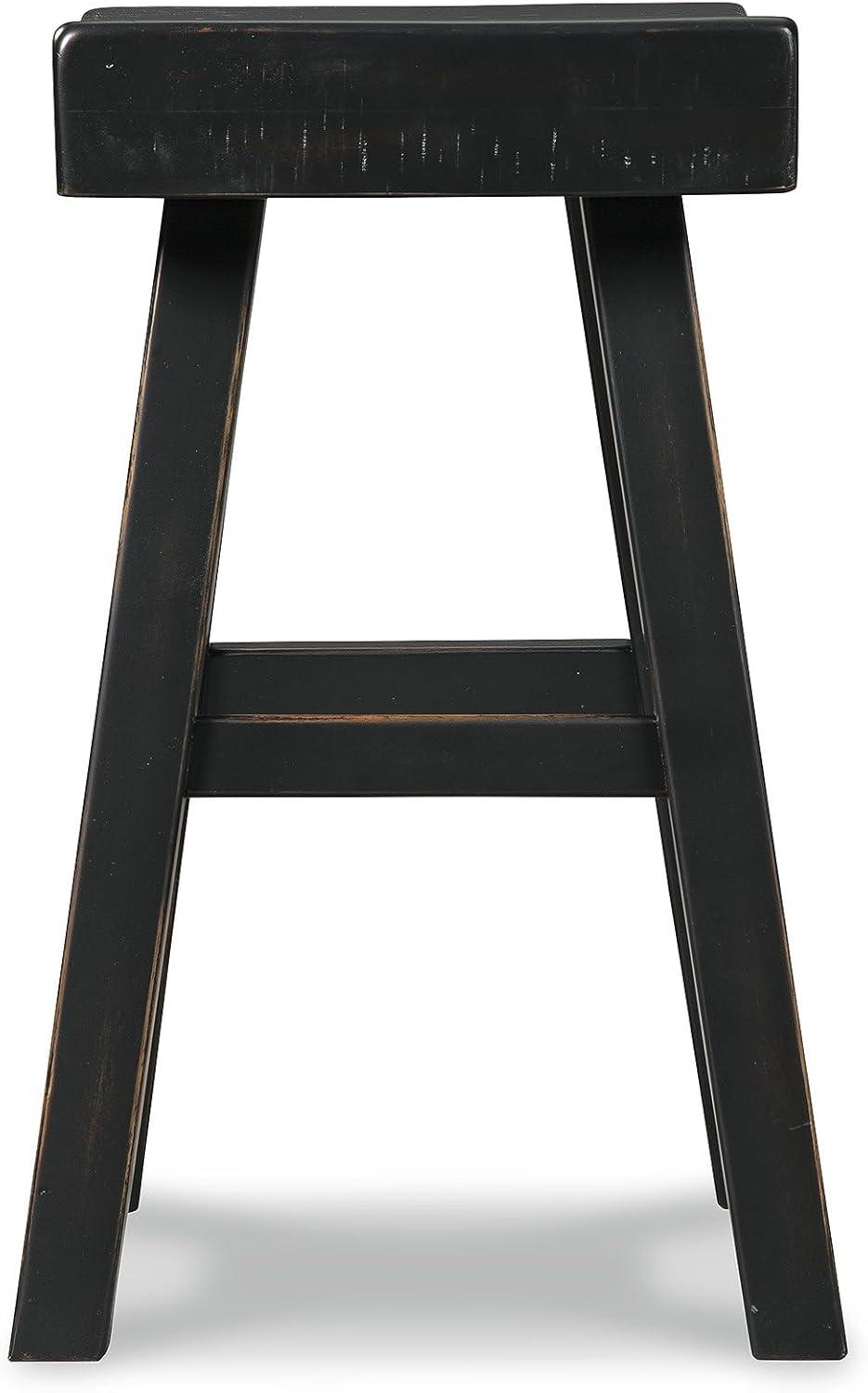 imageSignature Design by Ashley Glosco Modern Farmhouse 25 Counter Height Barstool 2 Count BlackBlack