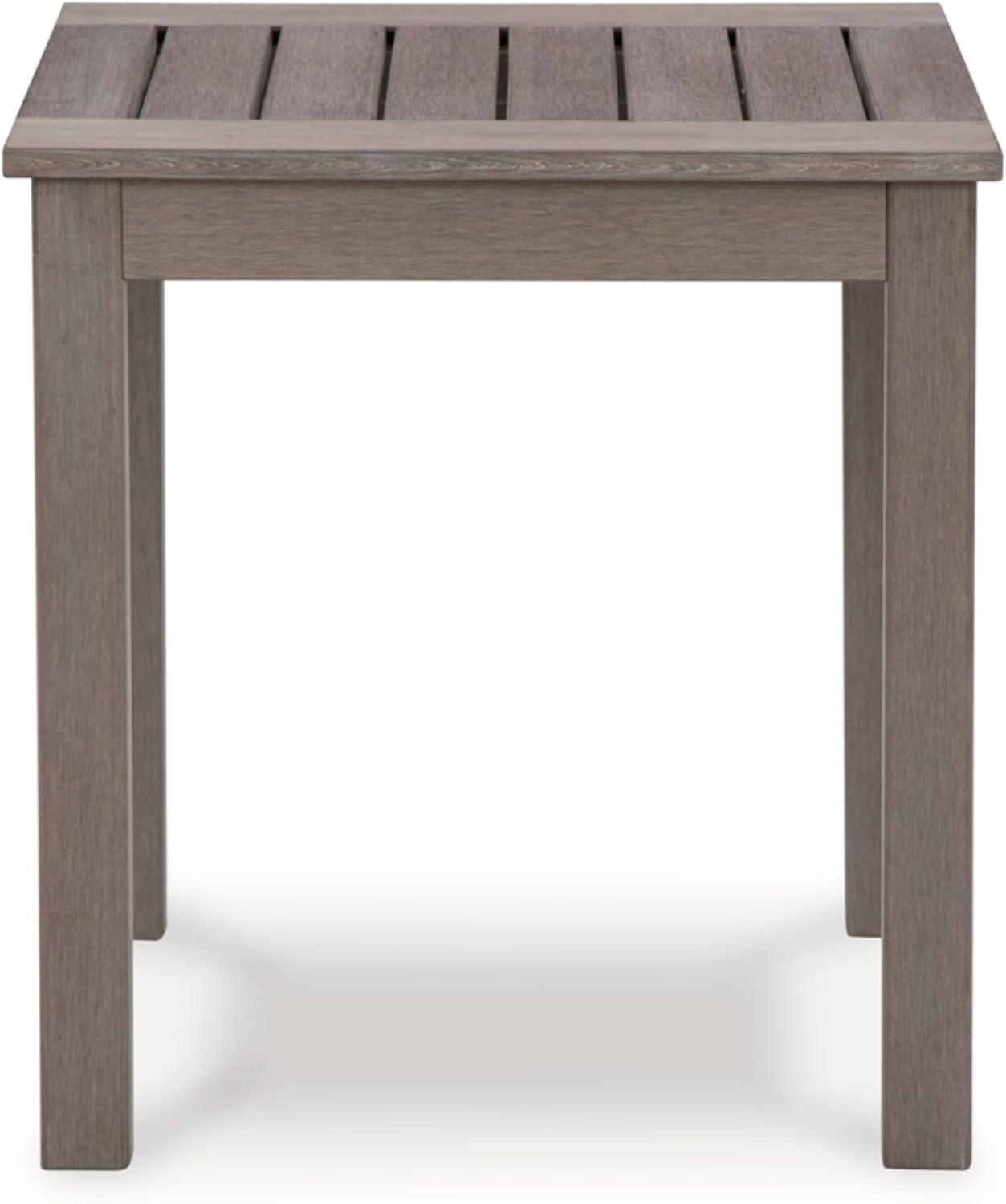 imageSignature Design by Ashley Hallow Creek Casual UV Resistant Resin Outdoor Coffee Table Light BrownDark Brown