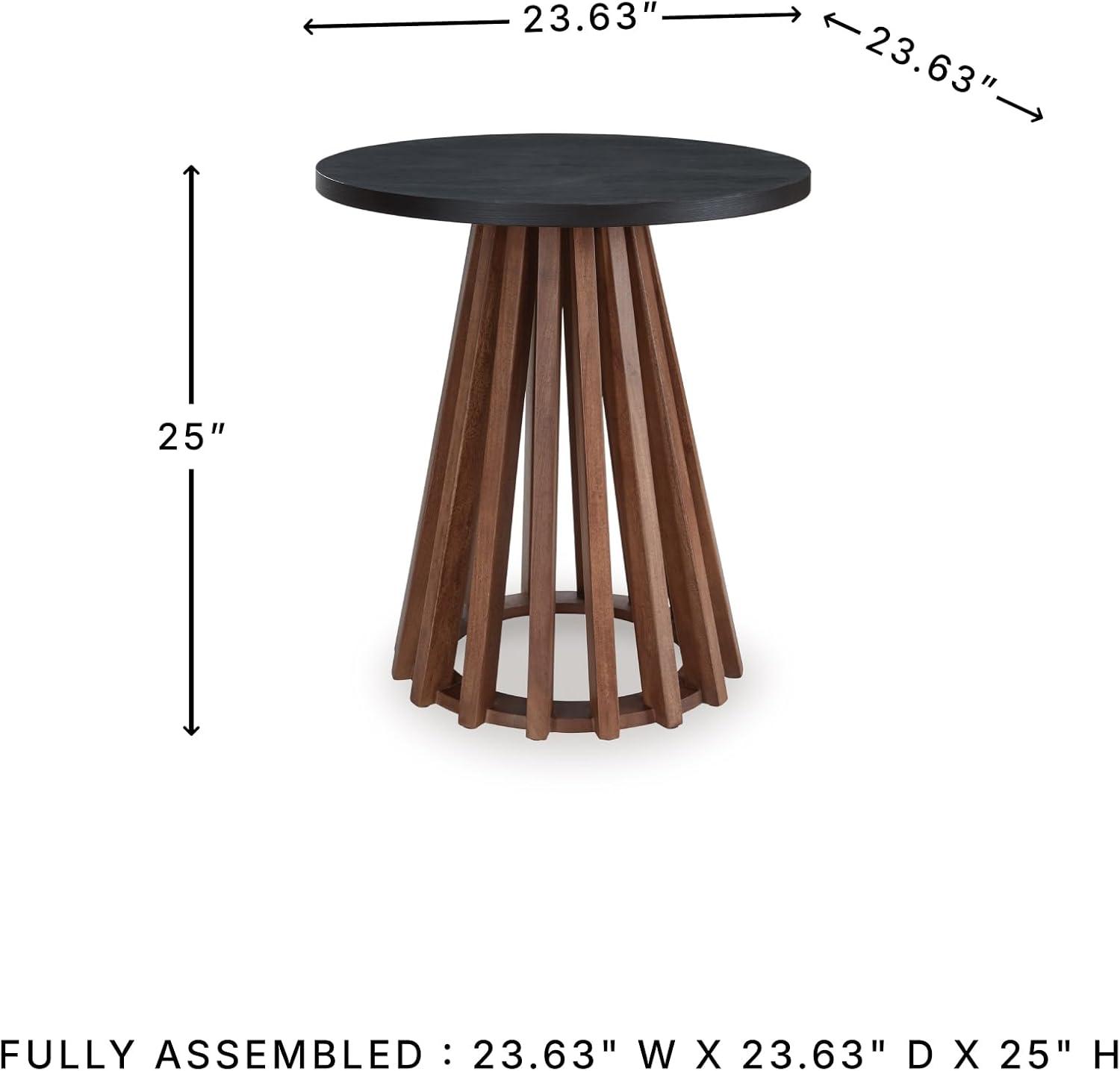 imageSignature Design by Ashley Kallari Casual Lift Top Coffee Table with 2 Storage Bins TwoTone Mango Wood 4775 W x 2625 D x 1963 H BrownBlackEnd Table