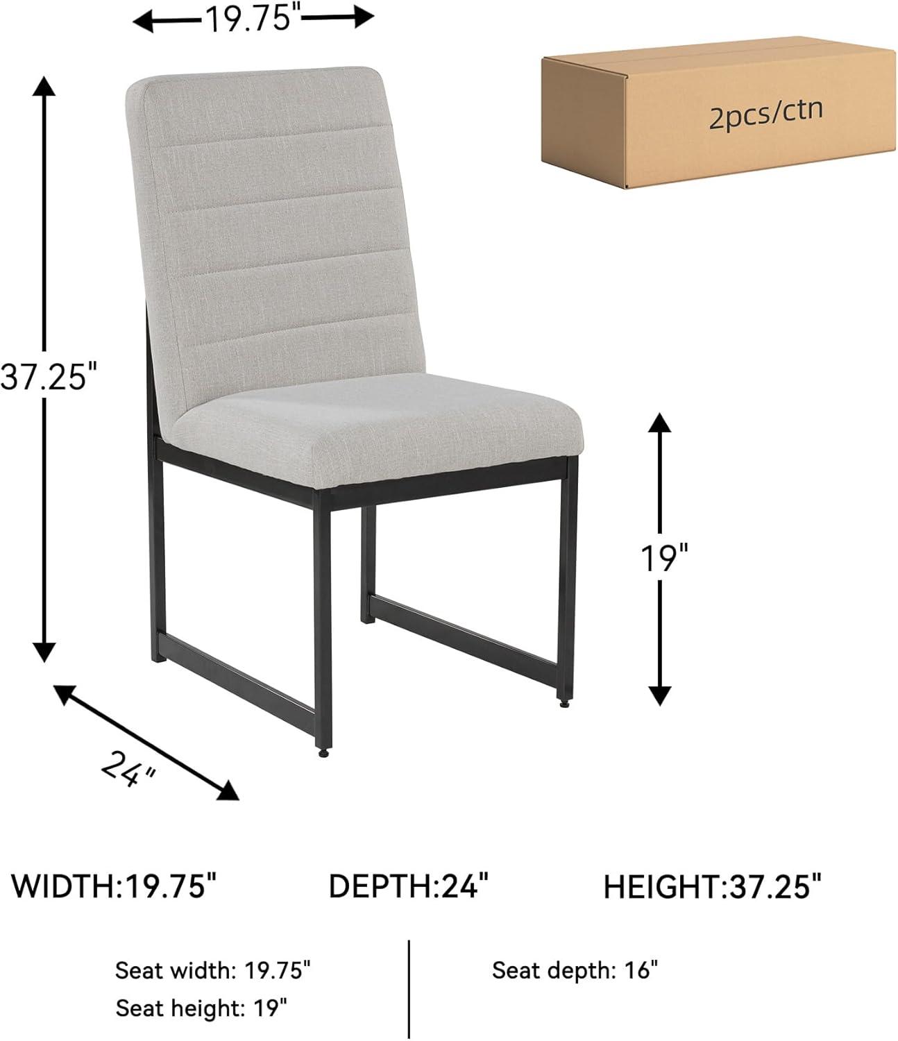 imageSignature Design by Ashley Kendamor MidCentury Modern Upholstered Dining Chair with Solid Wood Frame and Bucket Design Set of 2 Dark BrownLight Brown