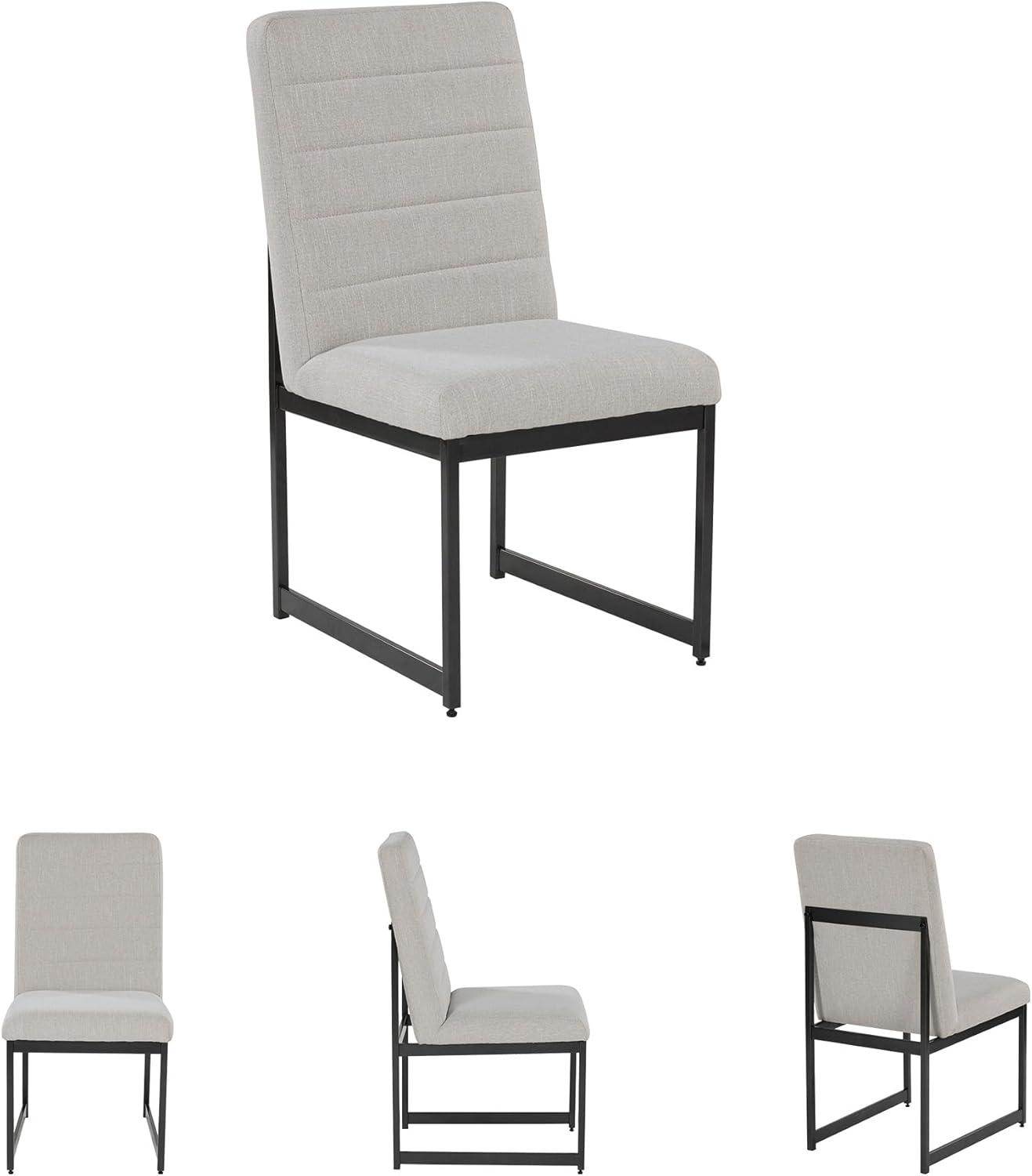 imageSignature Design by Ashley Kendamor MidCentury Modern Upholstered Dining Chair with Solid Wood Frame and Bucket Design Set of 2 Dark BrownLight Brown