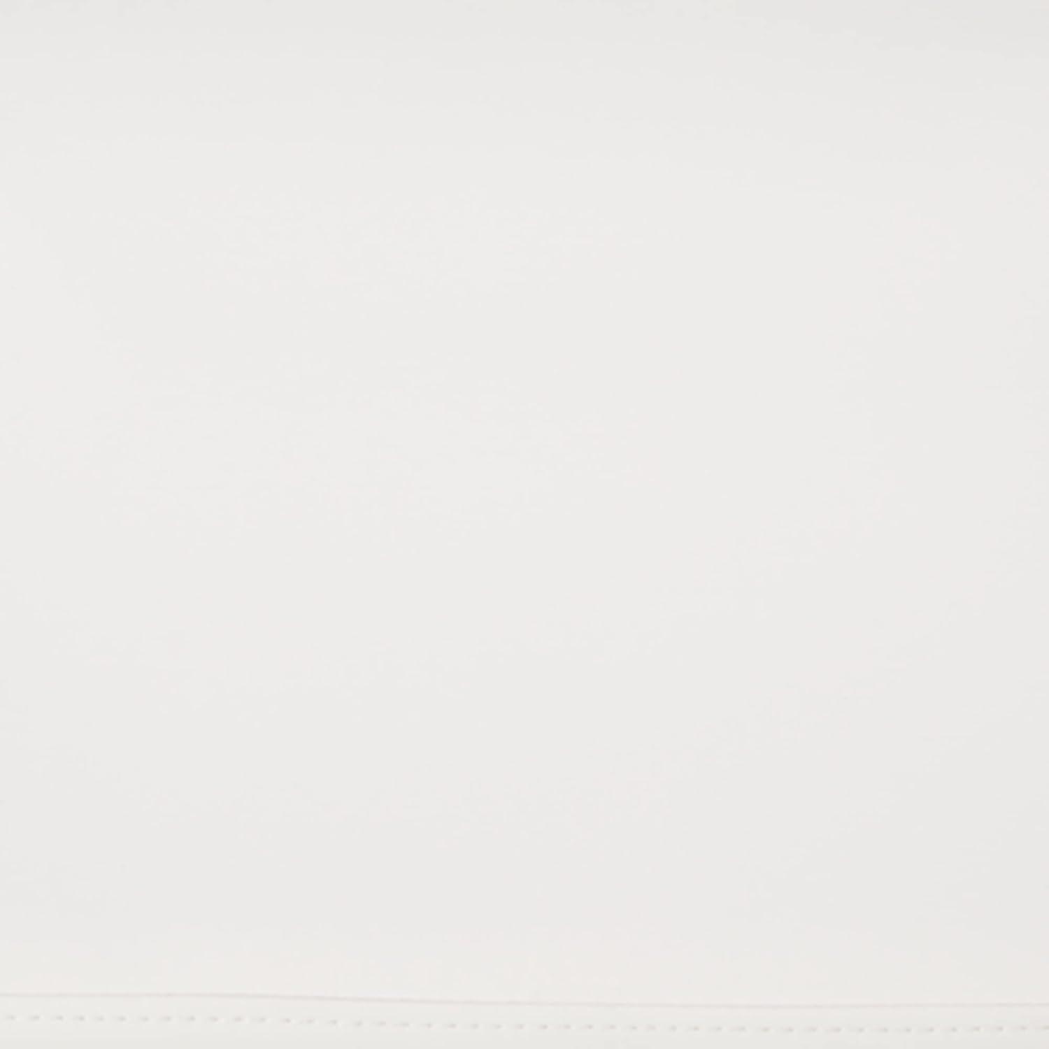 imageSignature Design by Ashley Madanere Contemporary Tall Upholstered Stool with Metal Frame 2 Count White amp ChromeWhite