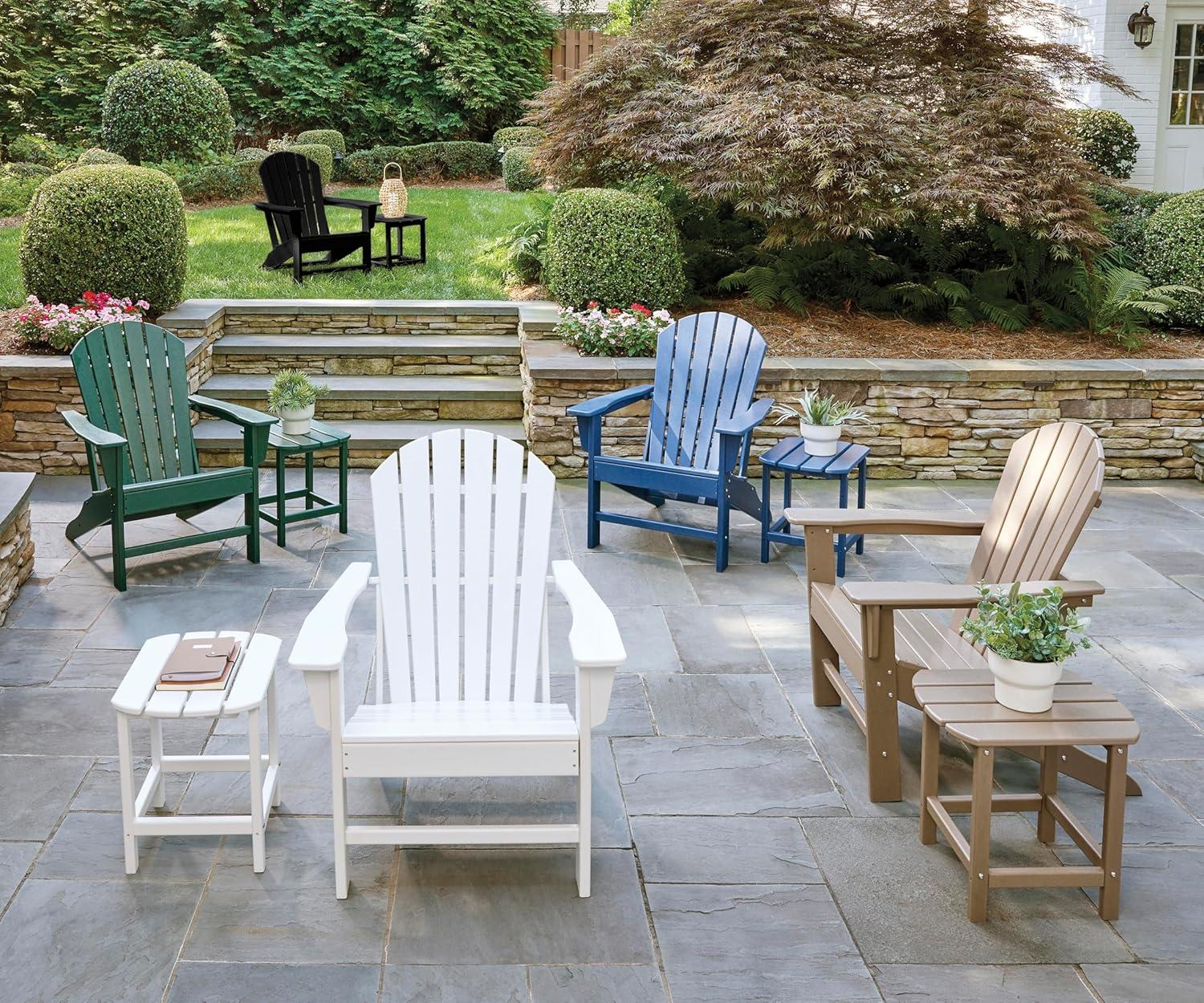 imageSignature Design by Ashley Sundown Treasure Modern Weather Resistant Outdoor End Table BlackBlue