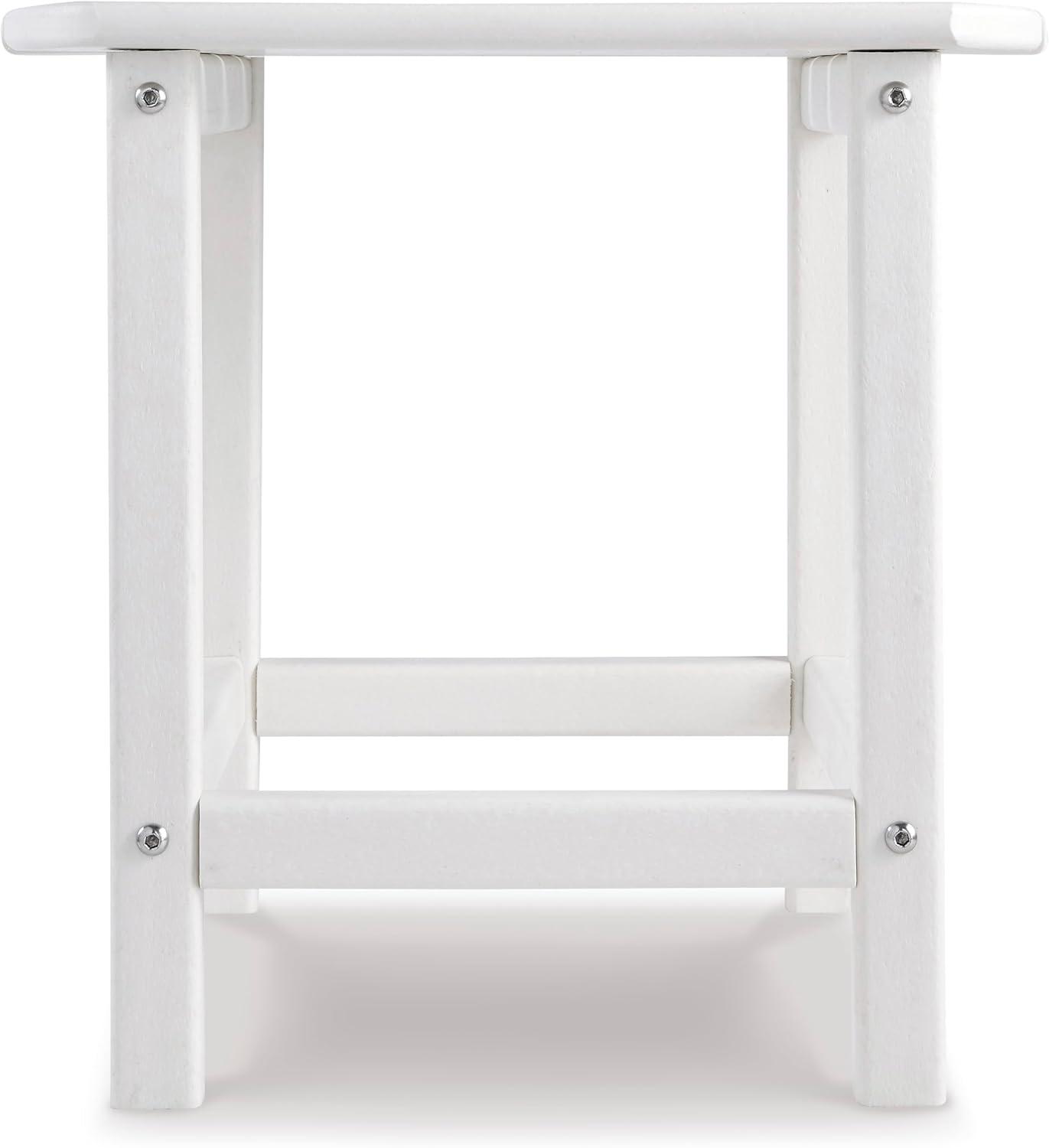 imageSignature Design by Ashley Sundown Treasure Modern Weather Resistant Outdoor End Table BlackWhite