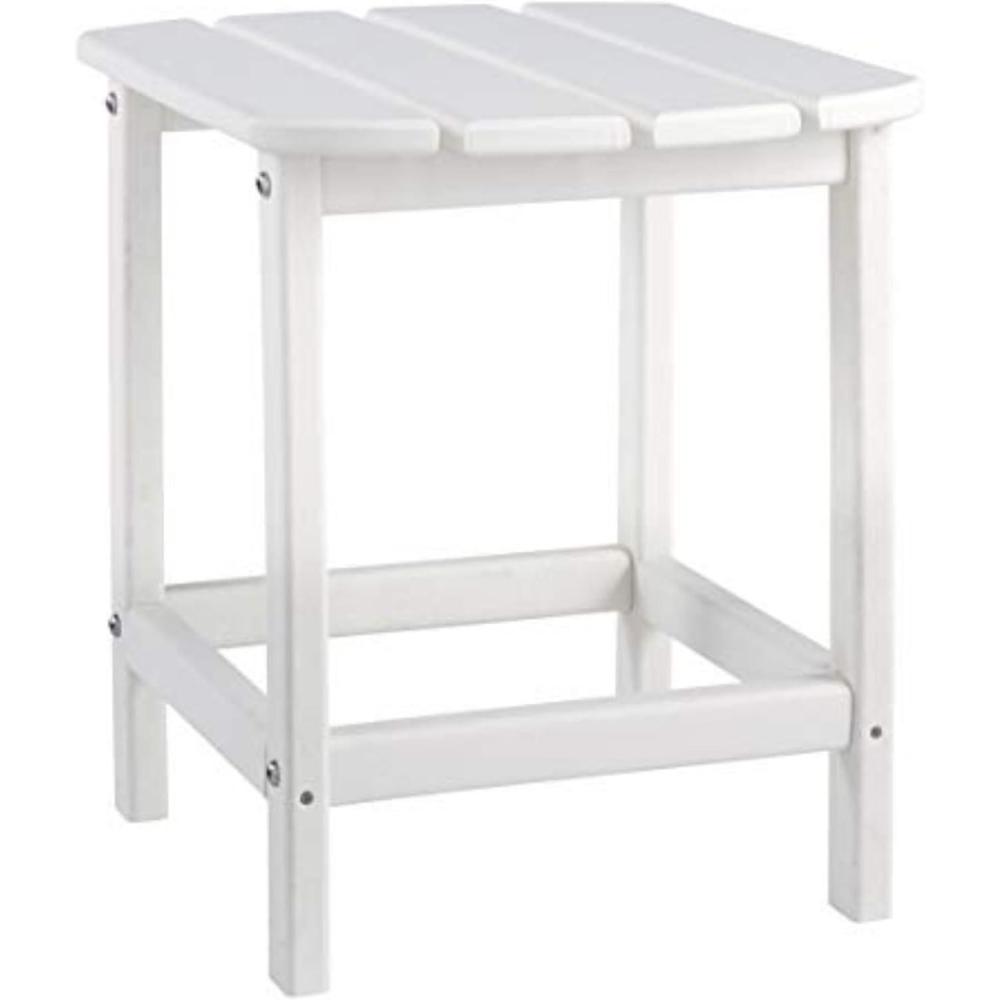 imageSignature Design by Ashley Sundown Treasure Modern Weather Resistant Outdoor End Table BlackWhite