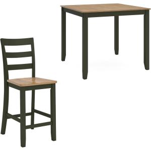 Ashley Furniture Gesthaven Green Counter Height Dining Table Set – Set of 5