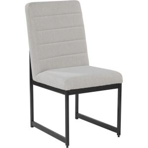 Signature Design by Ashley Kendamor Mid-Century Modern Upholstered Dining Chair with Solid Wood Frame and Bucket Design, Set of 2, Dark Brown(Light Brown)