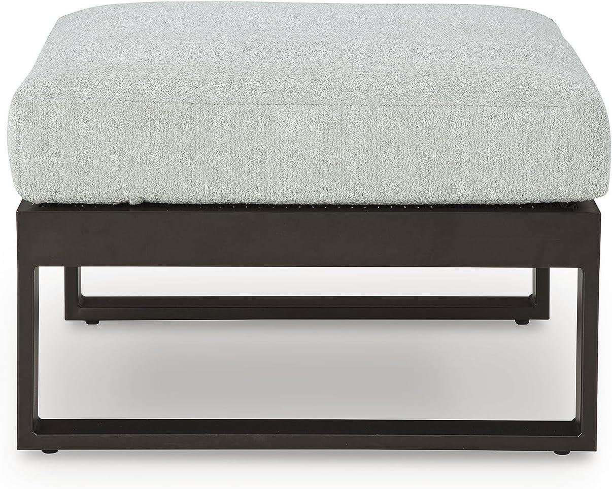 imageSignature Design by Ashley Beachloft Symmetrical Casual 5Piece Outdoor Sectional with Cushion and 5 Throw Pillows Light Gray4Piece Outdoor Sectional