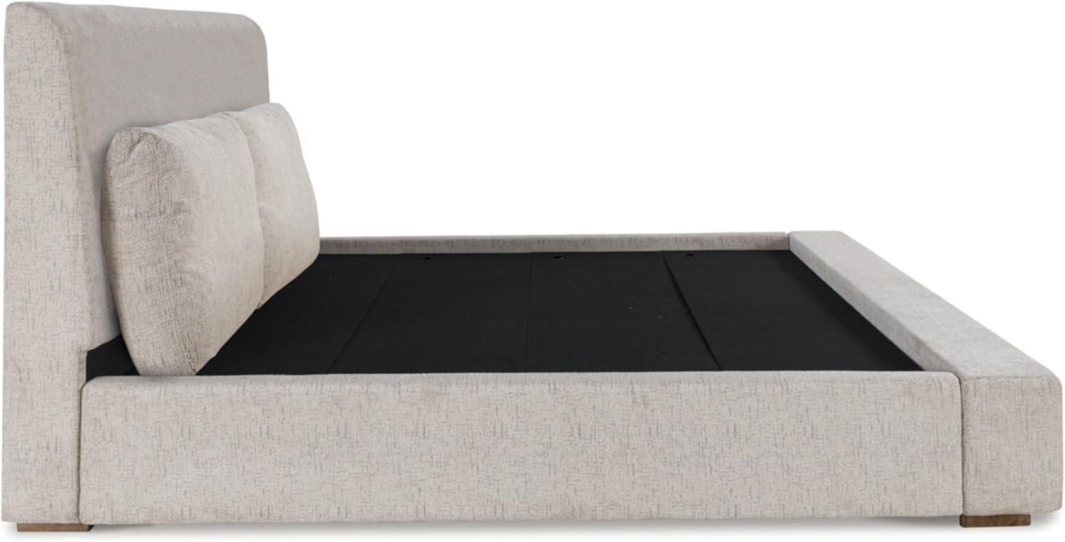 imageSignature Design by Ashley Cabalynn Casual Queen Upholstered Bed Foundation or Box Spring Needed BeigeCalifornia King Upholstered Bed