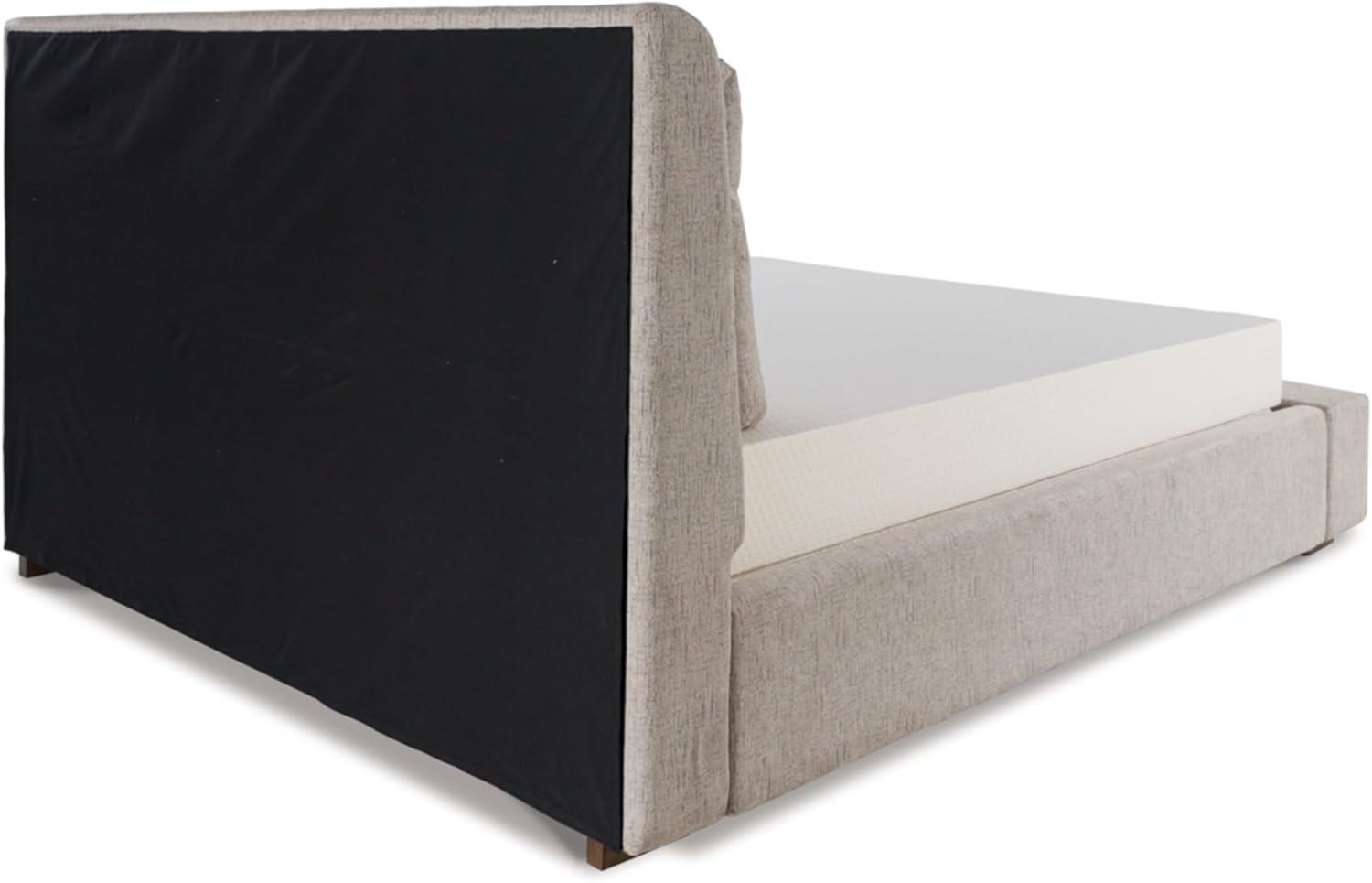 imageSignature Design by Ashley Cabalynn Casual Queen Upholstered Bed Foundation or Box Spring Needed BeigeKing Upholstered Bed