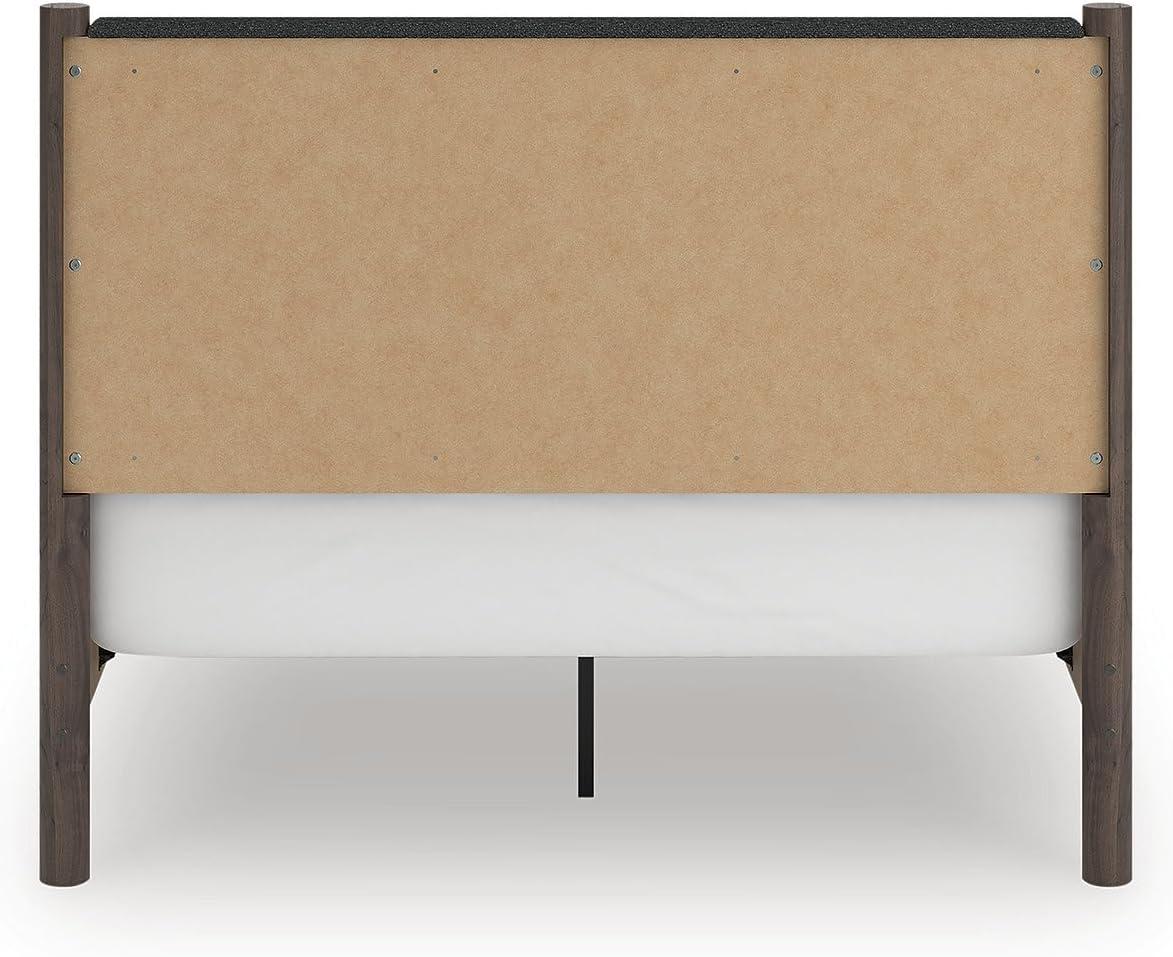 imageSignature Design by Ashley Cadmori Retro Panel Bed Foundation or Box Spring Needed King Dark BrownDark Brown