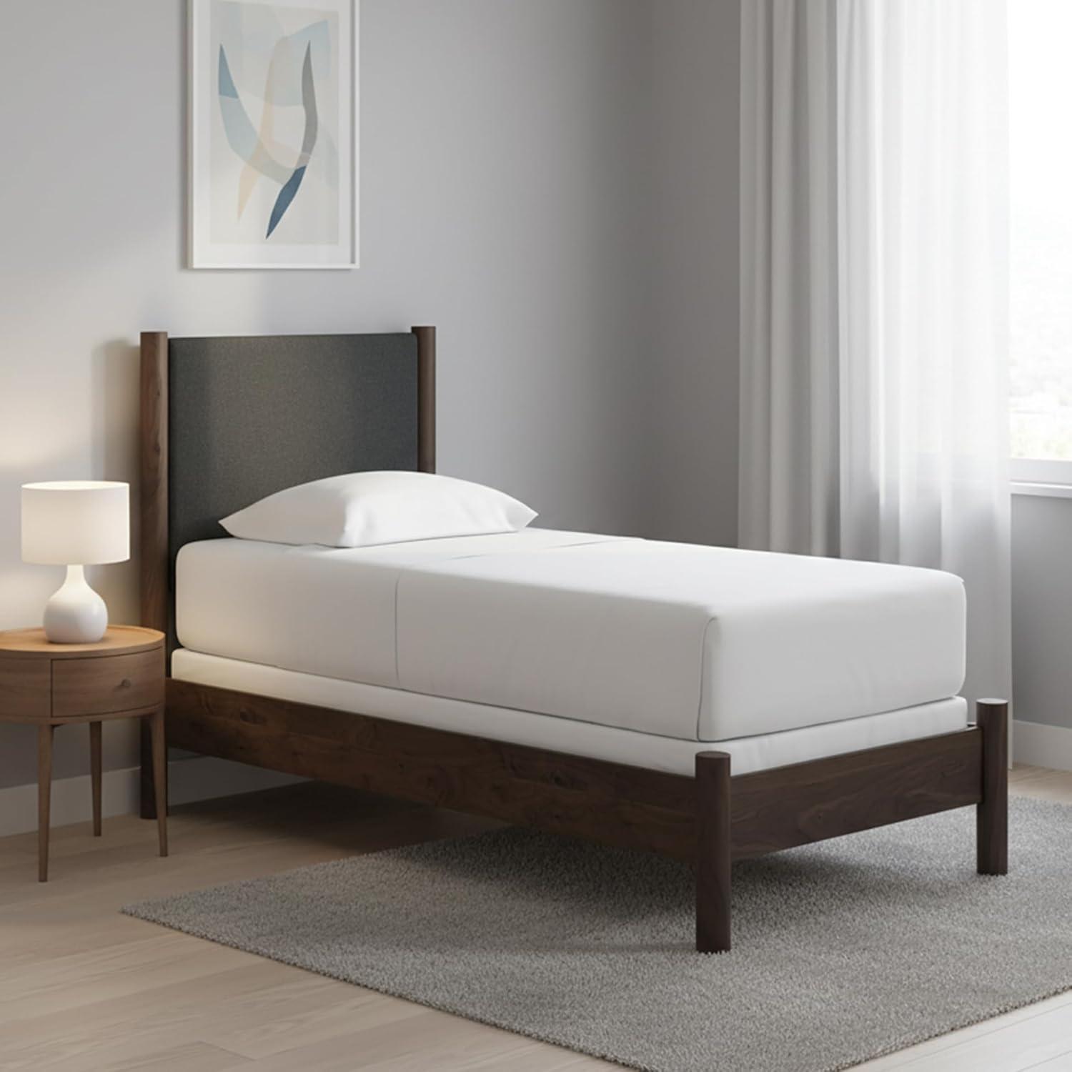 imageSignature Design by Ashley Cadmori Retro Panel Bed Foundation or Box Spring Needed King Dark BrownDark Brown