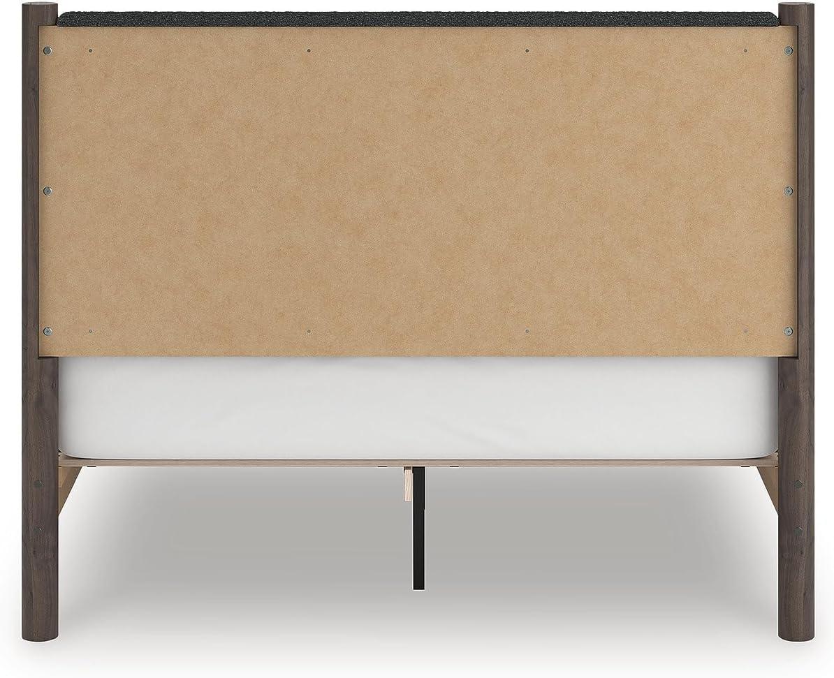 imageSignature Design by Ashley Cadmori Retro Panel Bed Foundation or Box Spring Needed King Dark BrownDark Brown